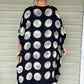 Multidimension Polka Dot kaftan