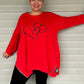 100% Cotton Hearts Sweatshirts