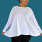 Gerties Long Angel Top - (Peacock, Red Zinc, Sienna, Midnight, Black, Amber or White)