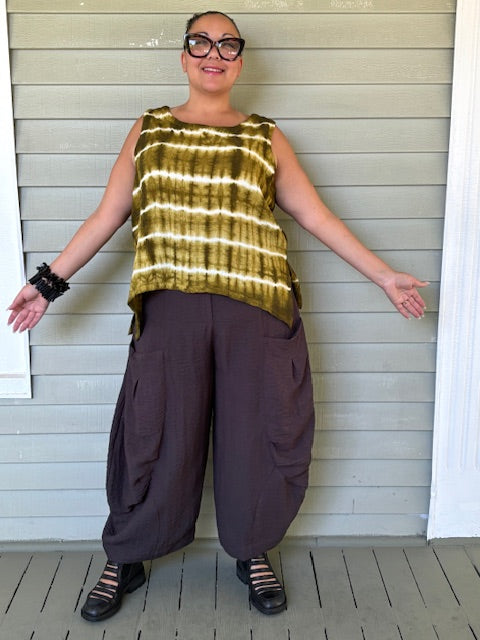 Gerties Gails Tank (Olive Dyed)