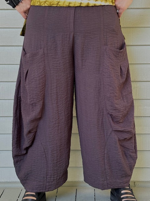 Gerties Double Pocket Pant in Travel Fabric (Mineral)