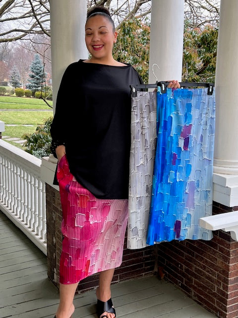 Vanite Couture Multicolored Skirts (Blue, Pink, or Black)