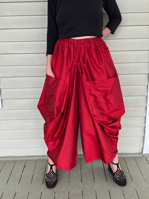 DTH Diva Taffeta Pants (Red)