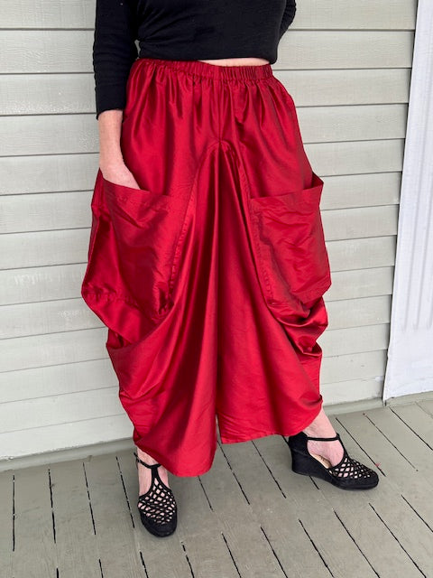 DTH Diva Taffeta Pants (Red)