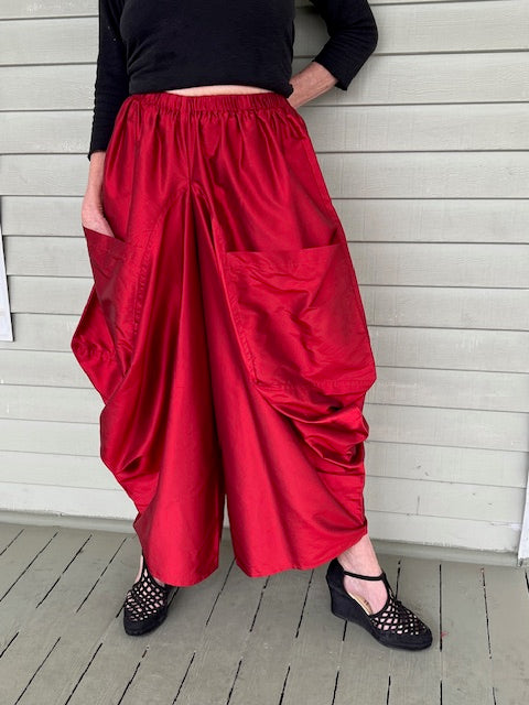 DTH Diva Taffeta Pants (Red)