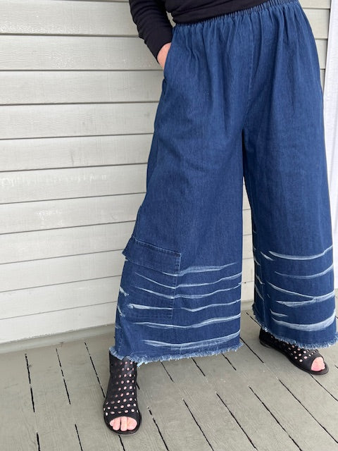 Vanite Cuture Blue Denim Pants