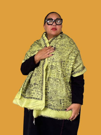 Citrine  Silk Scarf
