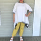 DTH White Pima Cotton Top (Hi Lo or Waterfall Style)