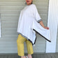 DTH White Pima Cotton Top (Hi Lo or Waterfall Style)