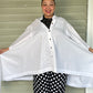 Kedem Goddess 100% Cotton  Oversized White Shirt