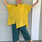 DTH Batik Cotton Tapered Leg Pant - X Design