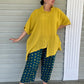 DTH Batik Cotton Tapered Leg Pant - X Design