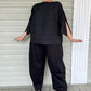 DTH Black Ponte Seamed Pants
