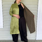 Vanite Couture Dark Green/Light Green Reversible Jacket