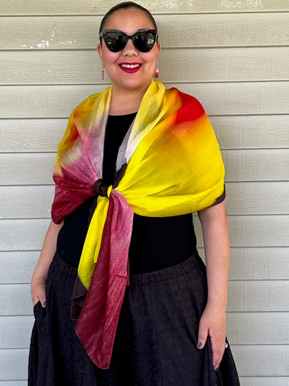 Tiger Lily Scarf (Red or Yellow)