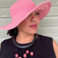 Crocheted Wide Brim Sun Hat (8 Colors)
