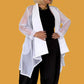 Shawl Collar Asymmetrical Jacket (Mustard or White)
