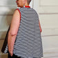 Alembika Sleeveless Stripes