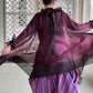 DTH 100% Silk Organza Long Tie-Back Top