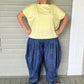 DTH 100% Cotton Tribal Print Denim Seamed Pants