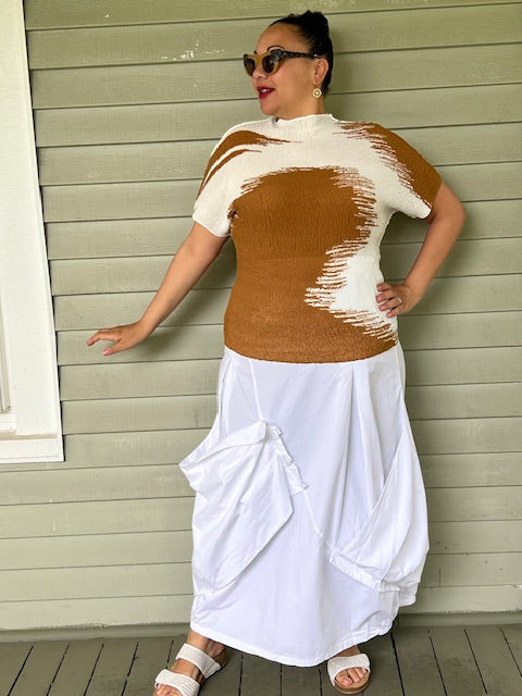 Transparente White Layered Skirt (Copy)