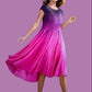 Vanite Couture Rose Ombre Dress