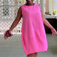 Gerties Bubble Dress - Pink