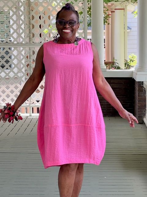 Gerties Bubble Dress - Pink