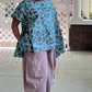 DTH Batik Melissa Top - Blue Flowers