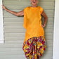 DTH Diva Pants in Cotton silk  Floral Print with big side pockets