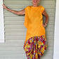 DTH Diva Pants in Cotton silk  Floral Print with big side pockets