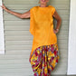 DTH Diva Pants in Cotton silk  Floral Print with big side pockets