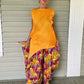 DTH Diva Pants in Cotton silk  Floral Print with big side pockets