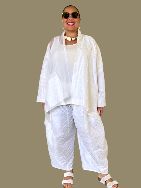 DTH 100% Silk Open Jacket
