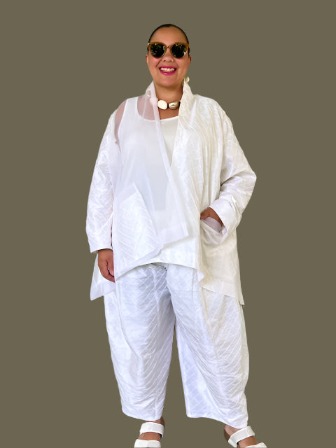 DTH 100% Silk Open Jacket