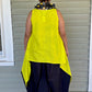 DTH Sleeveless Neon Yellow Linen Top