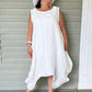 DTH Front Seam Bubble Dress in 100% Linen