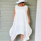 DTH Front Seam Bubble Dress in 100% Linen