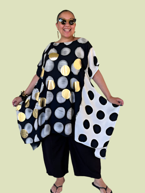 DTH Gold Dots Top