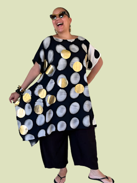 DTH Gold Dots Top