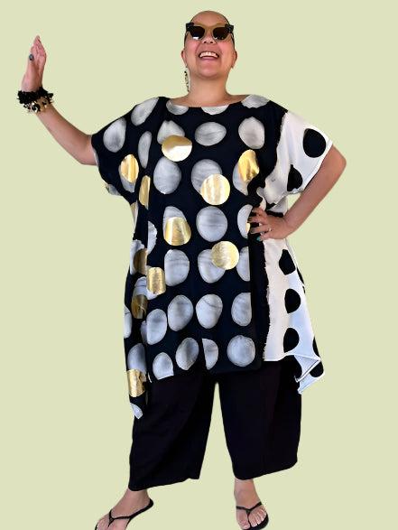 DTH Gold Dots Top