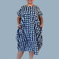 DTH 100% Indigo Cotton Batik Dress