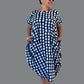 DTH 100% Indigo Cotton Batik Dress