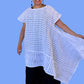 DTH Mixed Fabric Sideways Top