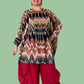 DTH Zig Zag Baby Doll Top