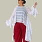 DTH 100% Cotton Eyelet Waterfall Top