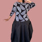 DTH Architect Skirt in 100% Iridescent Silk