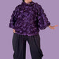 DTH Rose Garden Boxy Top (Eggplant)