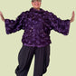 DTH Rose Garden Boxy Top (Eggplant)