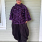 DTH Rose Garden Boxy Top (Eggplant)